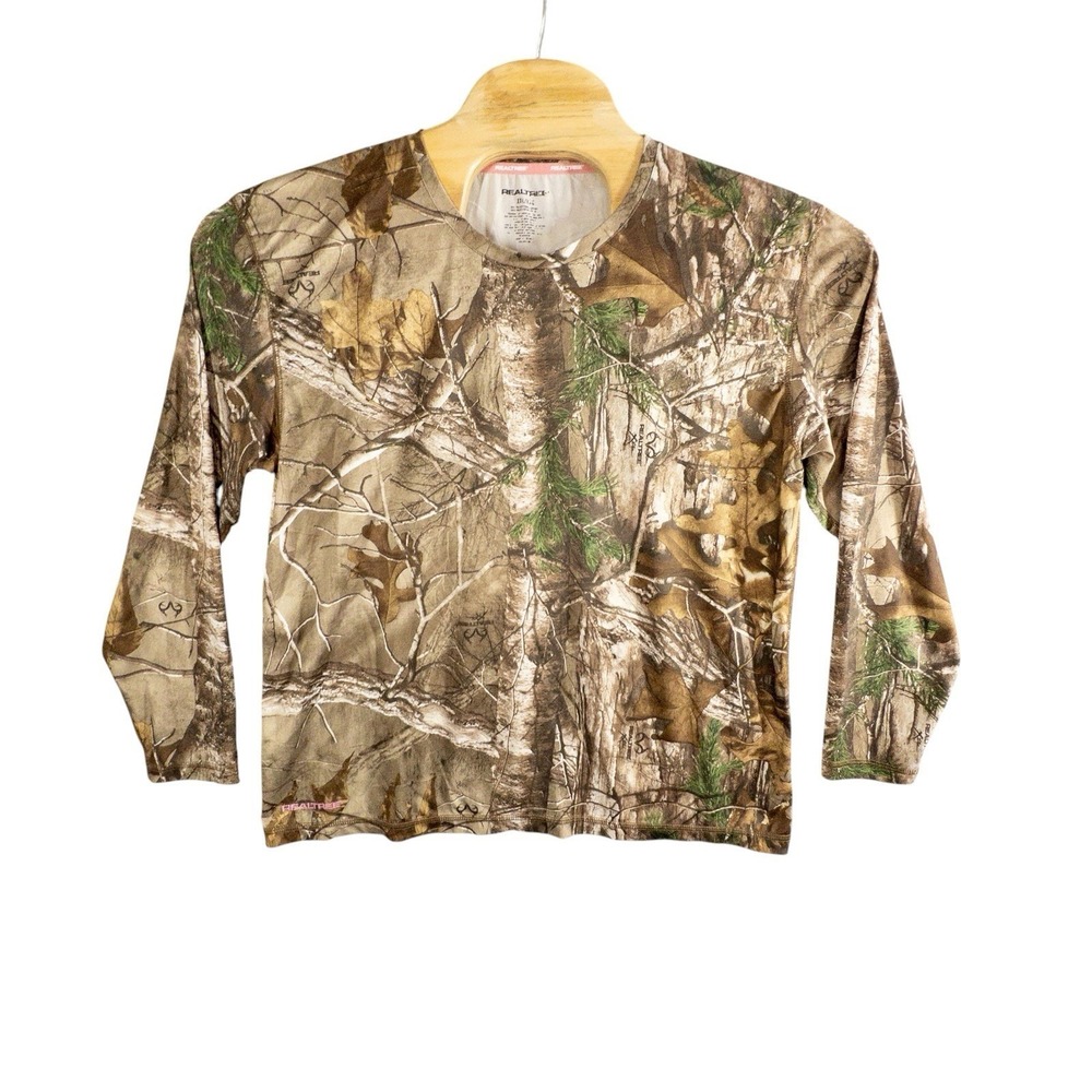 Real Tree Camo Womens‎ XXL Performance Shirt Outdoor Hunting Fishing Country